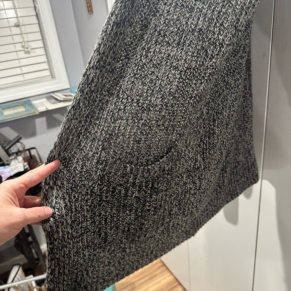 a.n.a Gray Open-Front Cardigan Sweater wPOCKETS - Picture 3 of 11